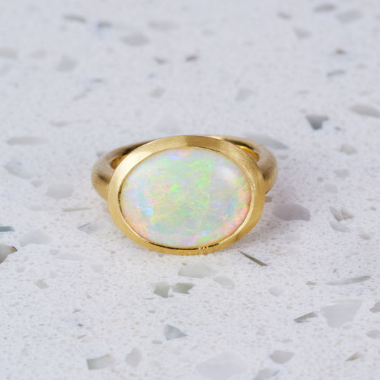 1.44ct Opal and Diamond Ring | First State Auctions Canada